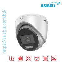 Hikvision DS-2CE70DF0T-LMFS 2MP Audio Smart Hybrid Light with ColorVu Dome Camera